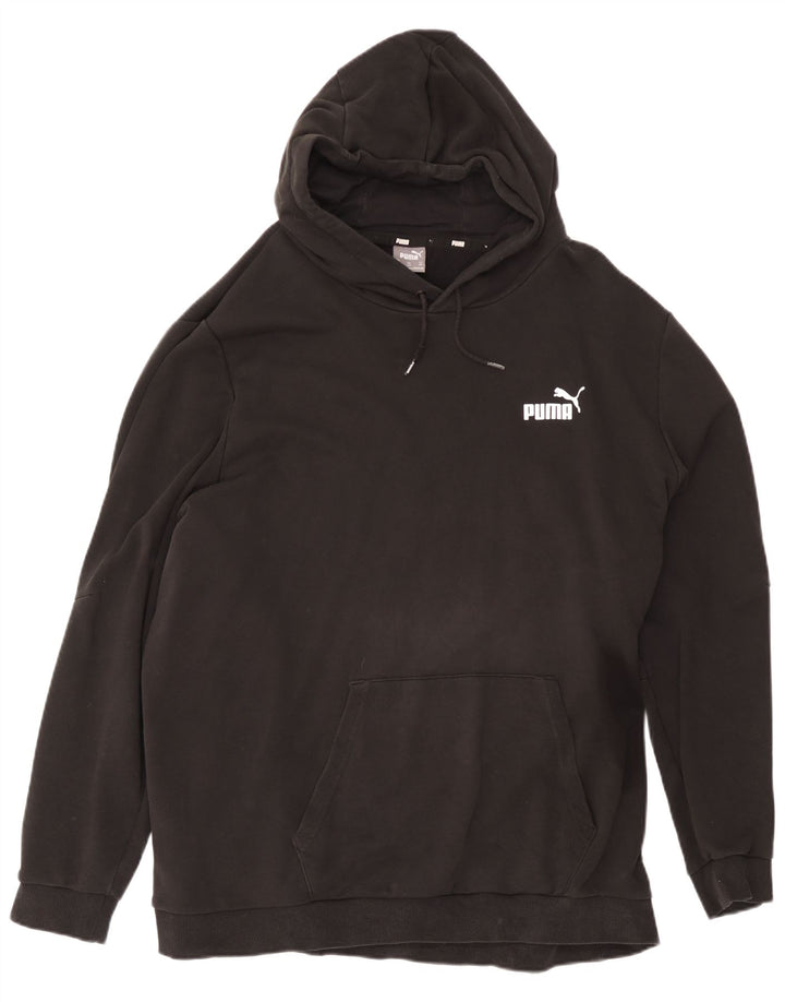Puma hættetrøje til mænd 4XL sort bomuld