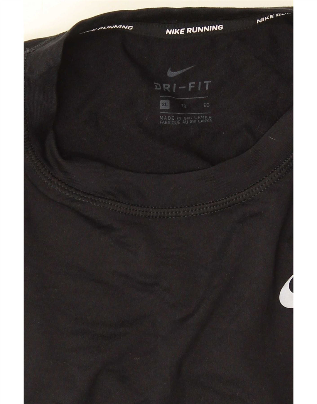 Nike Herre Dri Fit Top Langærmet XL Sort