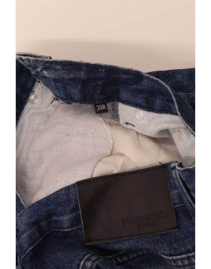 Pierre Cardin Herre Regular Fit Straight Jeans W30 L30 Blå Bomuld