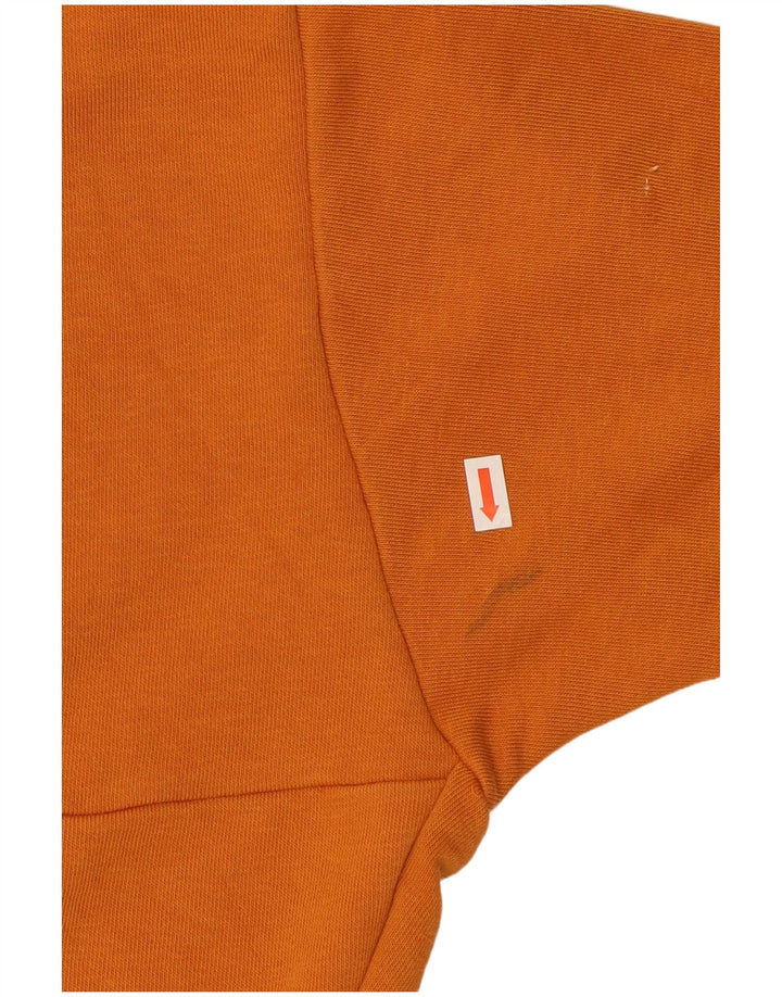 Nike Dame Dri Fit Grafisk Oversized Sweatshirt Jumper UK 10 Small Orange