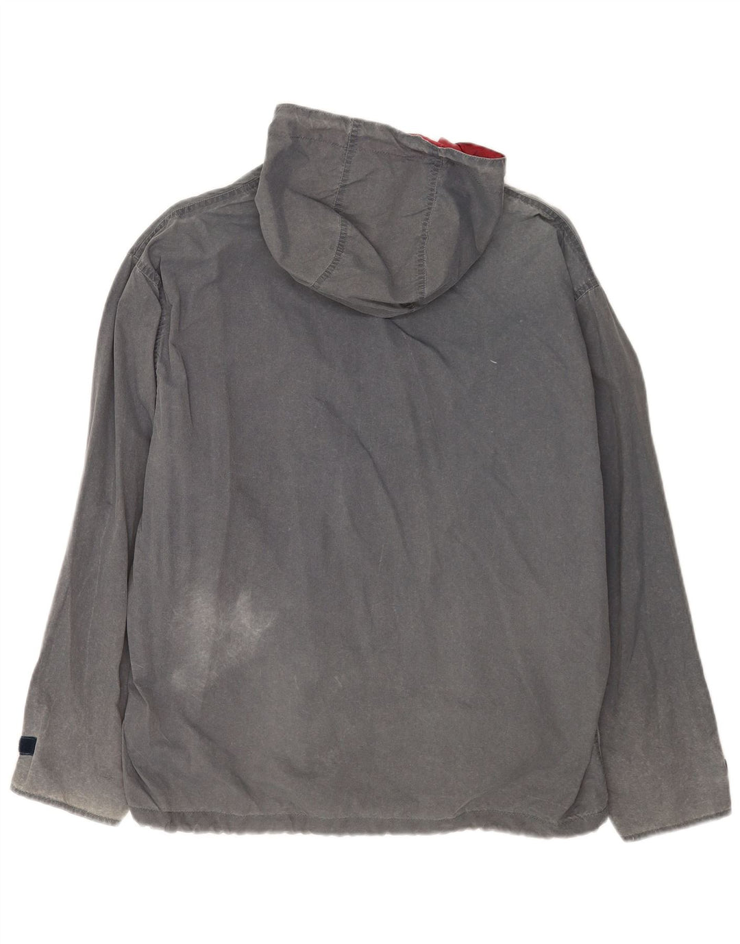 Tænk Pink Herre Hættejakke Windbreaker UK 48 4XL Grå Polyester