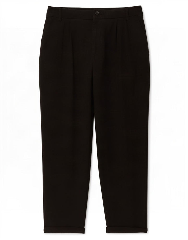 Zara Dame Capri Bukser Medium W28 L22 Sort