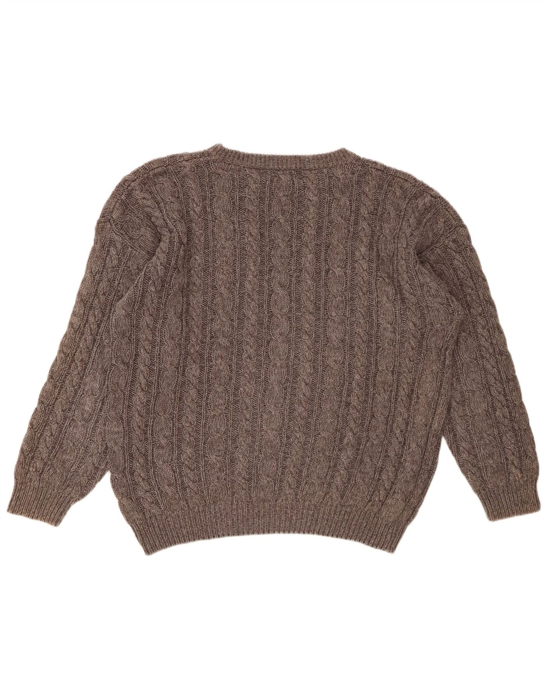 BROADWAY Dame Oversized Boat Neck sweater UK 16 Large Grå Bomuld