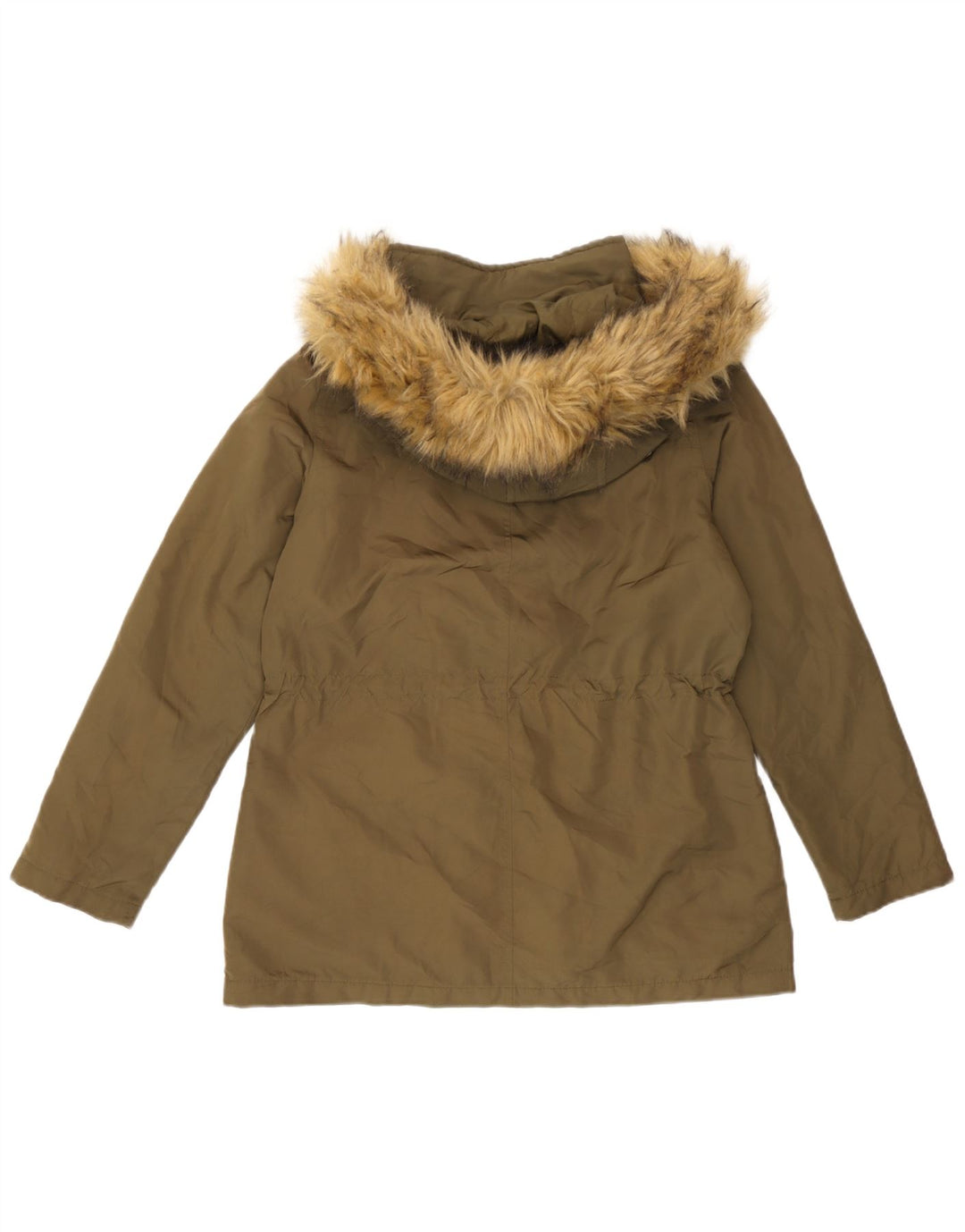 Marks & Spencer Dame Hætte Oversized regnjakke UK 8 Small Khaki
