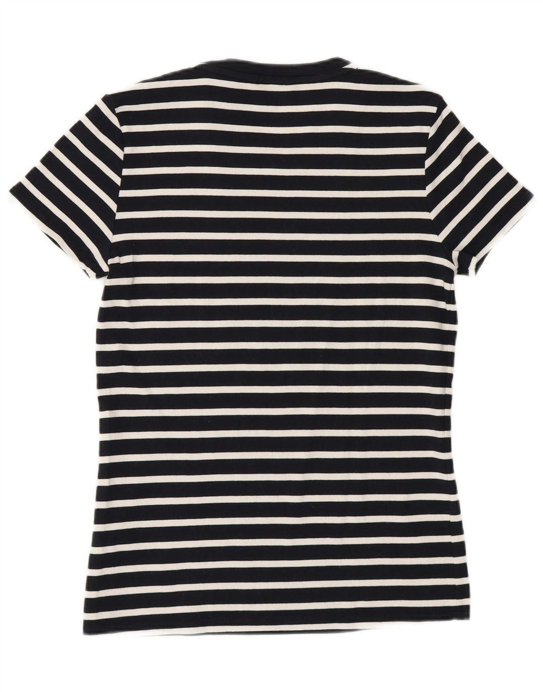 Tommy Hilfiger T-shirt top til kvinder UK 14 Stor marineblå stribet bomuld