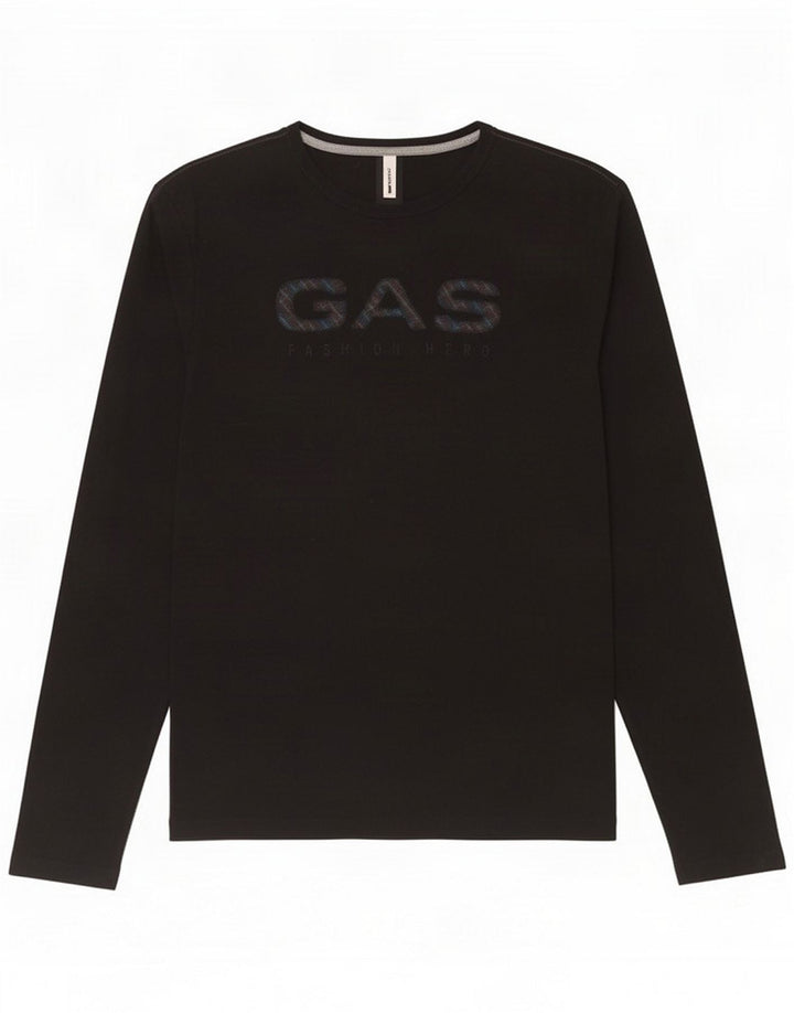 Gap Herre Grafisk Top Langærmet 2XL Sort Bomuld