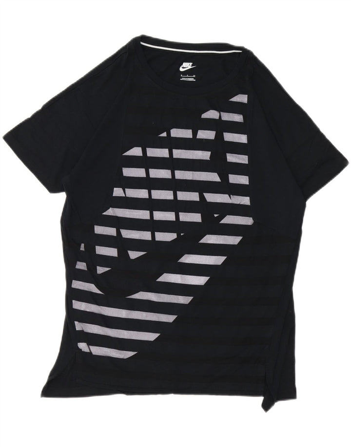 Nike grafisk T-shirt top til mænd, lille sort
