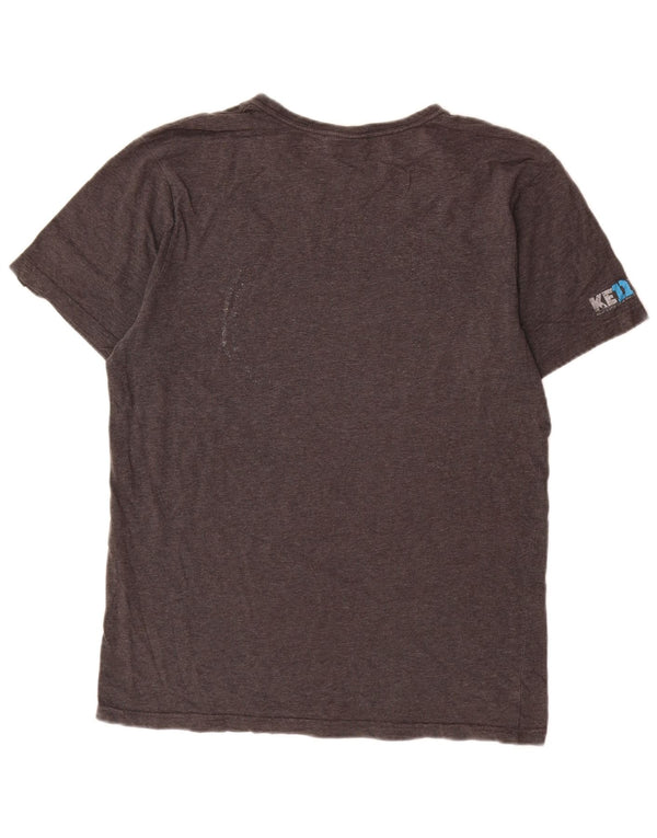 Quiksilver Herre Slim T-Shirt Top Medium Grå