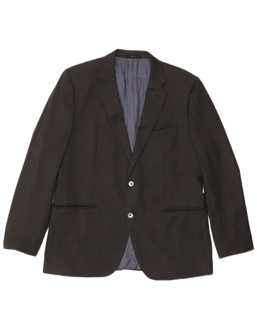 Massimo Dutti Herre 2-knaps blazerjakke US 46 XL Grå Acetat Classic