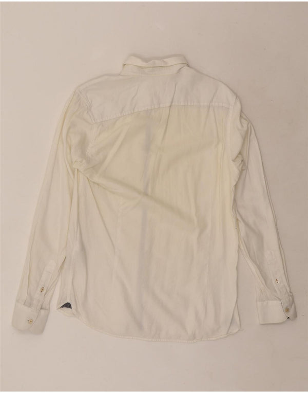 Ted Baker herreskjorte str. 3 Medium hvid bomuld