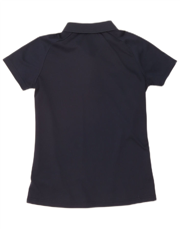 Canterbury Dame Polo Shirt UK 8 Small Navy Blue Polyester