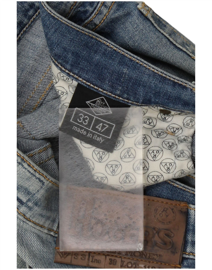 Roy Rogers Denim Shorts til mænd W33 Medium Blue Bomuld