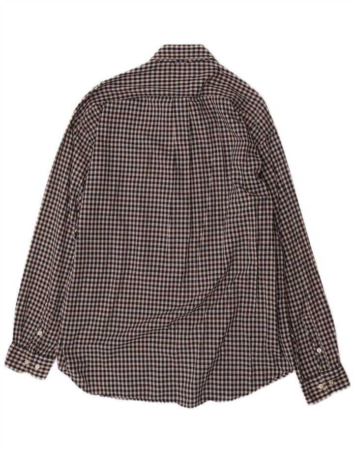 TOMMY HILFIGER Herreskjorte XL sort ternet bomuld