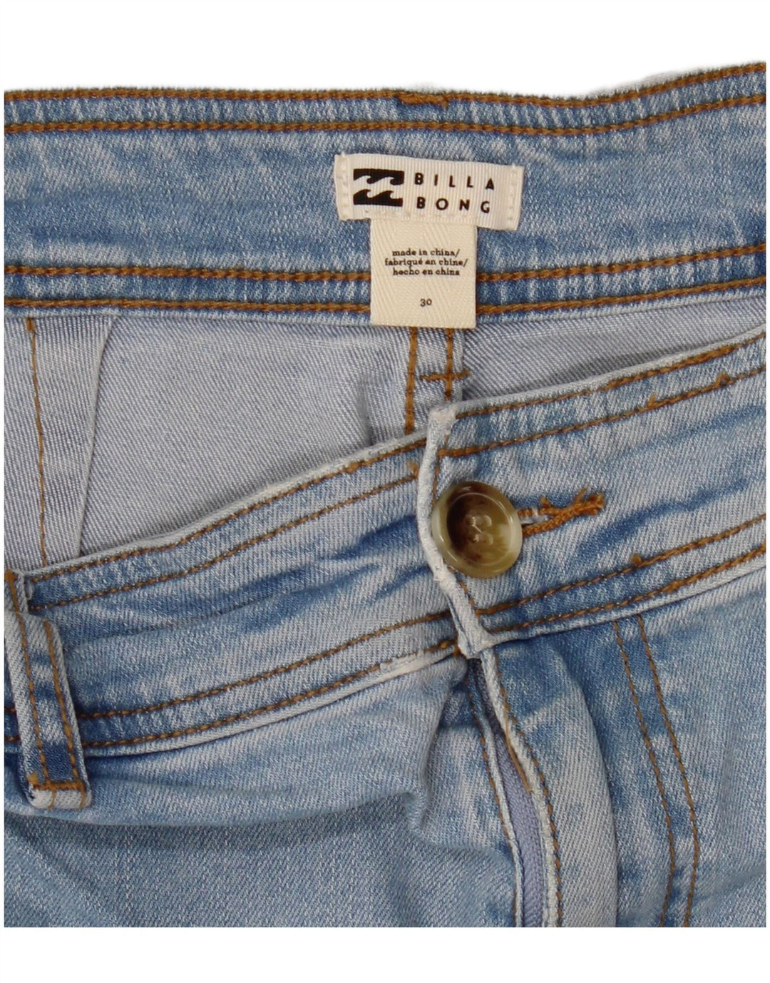 BILLABONG Dame Jeans med høj talje og brede ben W30 L27 Blå