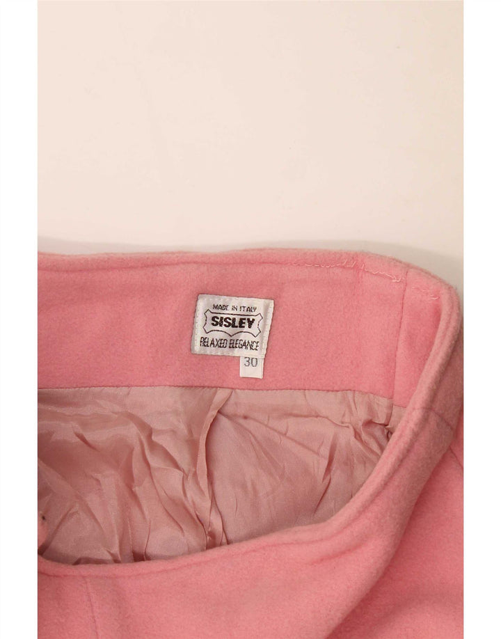Sisley lige nederdel til kvinder Medium W30 Pink
