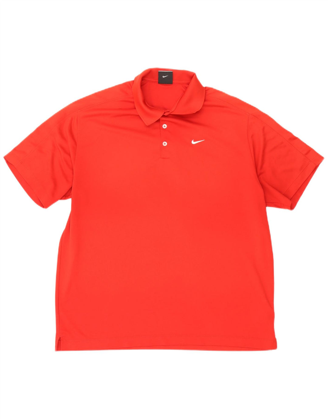 NIKE Dri Fit poloskjorte til mænd UK 47/48 2XL rød polyester