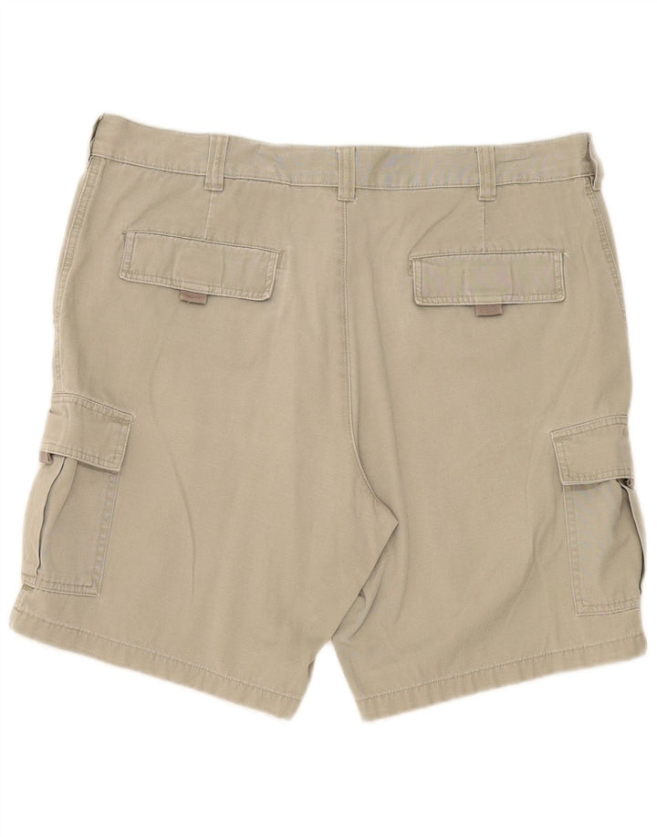 Jeanagers Herre Cargo Shorts W38 XL Khaki Bomuld