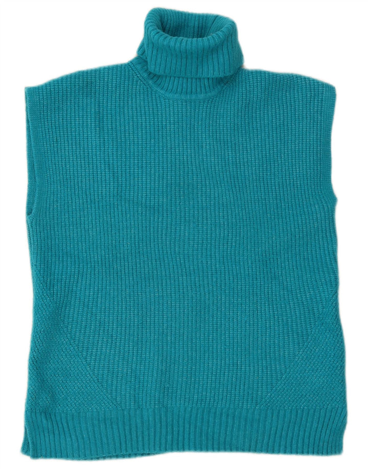 Marks & Spencer Dame Vest Tank Top UK 16 Stor Blå Polyamid