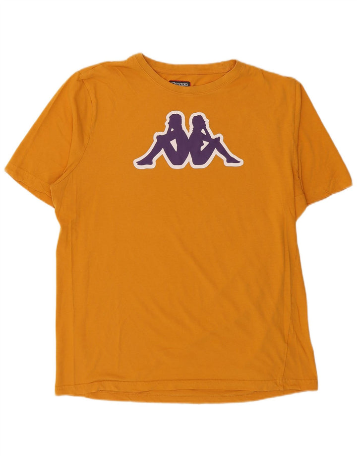 Kappa Herre Grafisk T-Shirt Top XL Orange