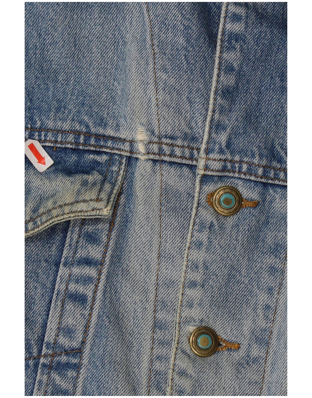 JEP'S Dame Oversized denimjakke UK 10 Small Blue Cotton