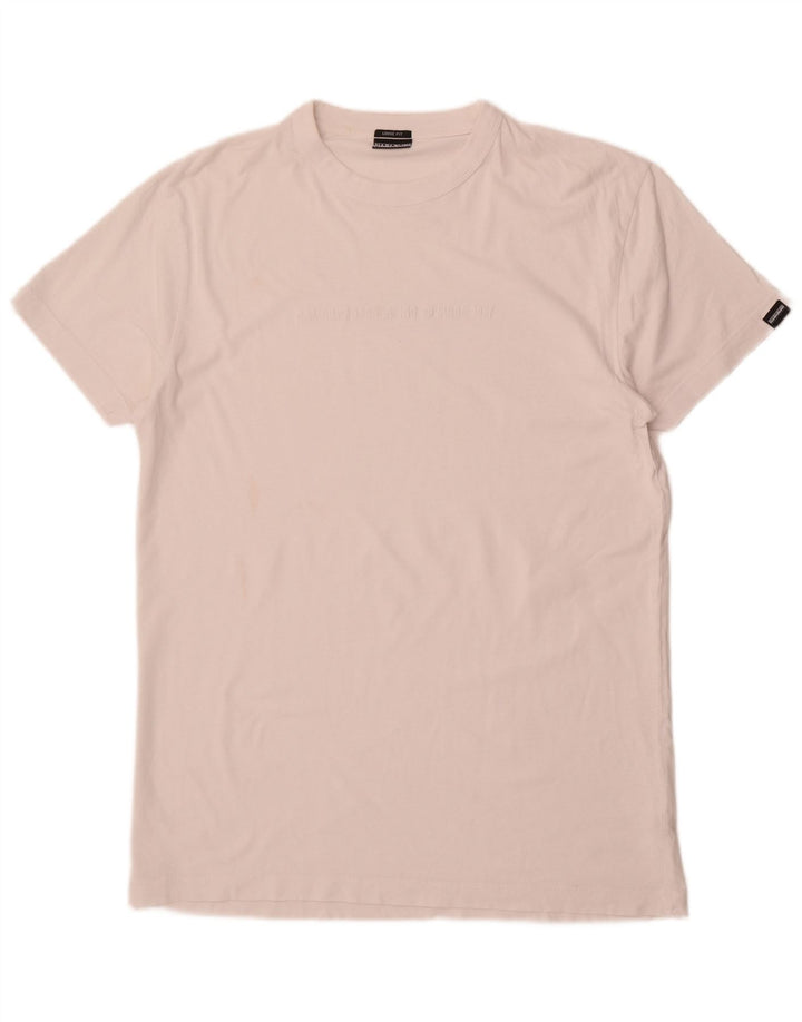 Napapijri Herre Geographic Loose Fit T-Shirt Top Medium White