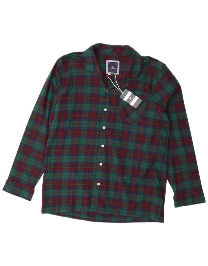 Crew Clothing Herre Flanellskjorte XL Flerfarvet ternet bomuld