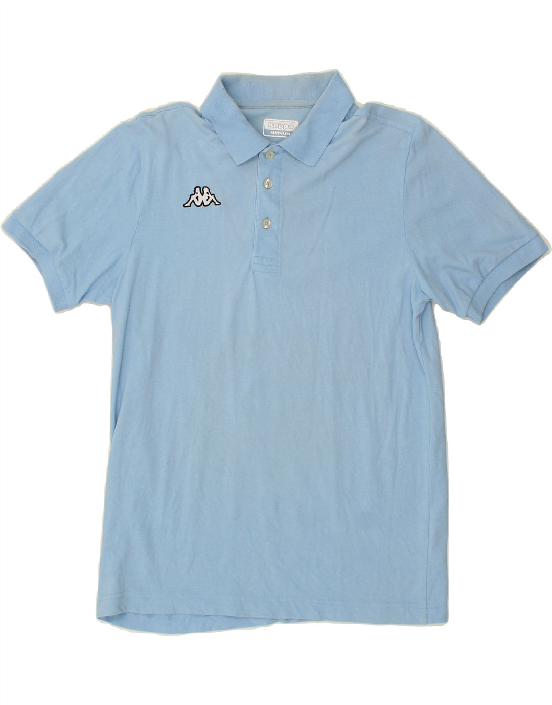 KAPPA Mens Polo Shirt Medium Blue Cotton Vintage Kappa and Second-Hand Kappa from Messina Hembry 