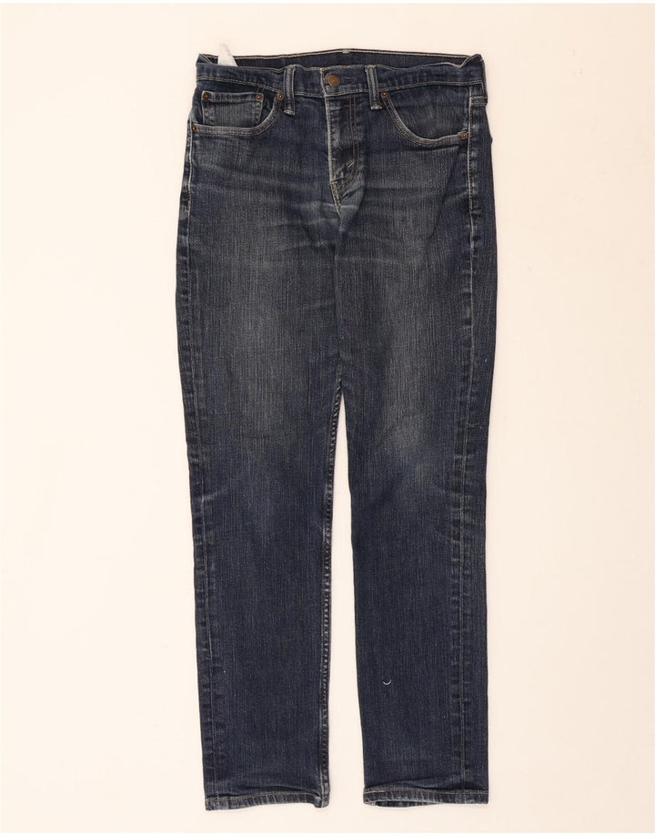 LEVI'S Herre 511 tilspidsede jeans W31 L32 Blå Bomuld