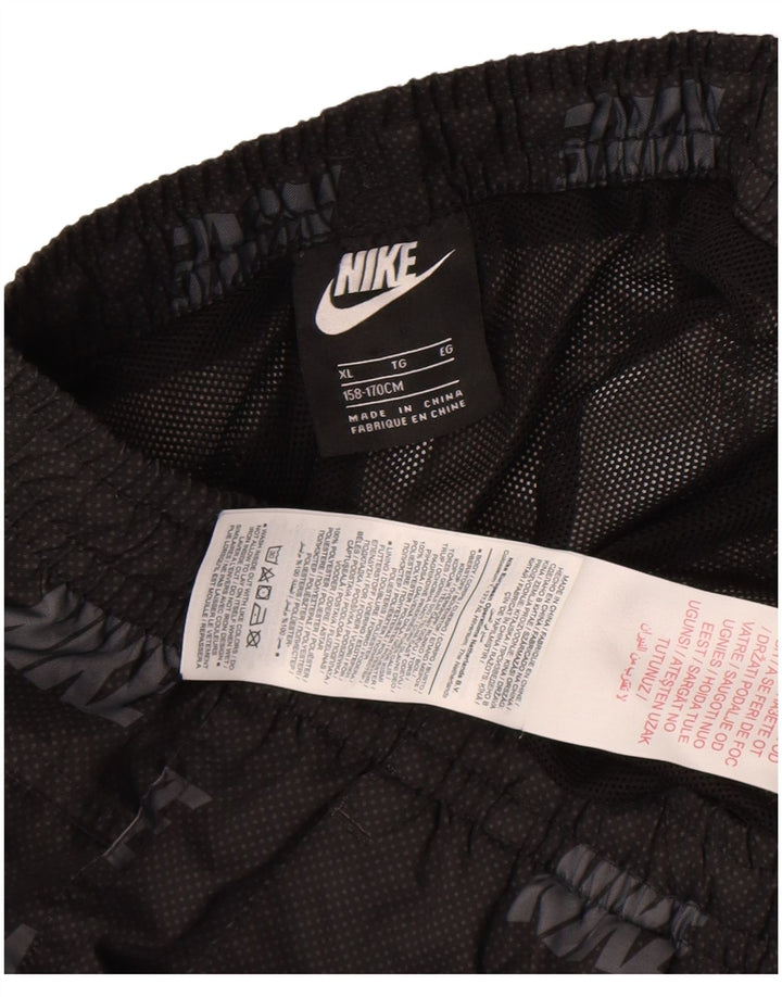 NIKE grafiske sportsshorts til drenge 13-14 år XL Grå plettet polyester