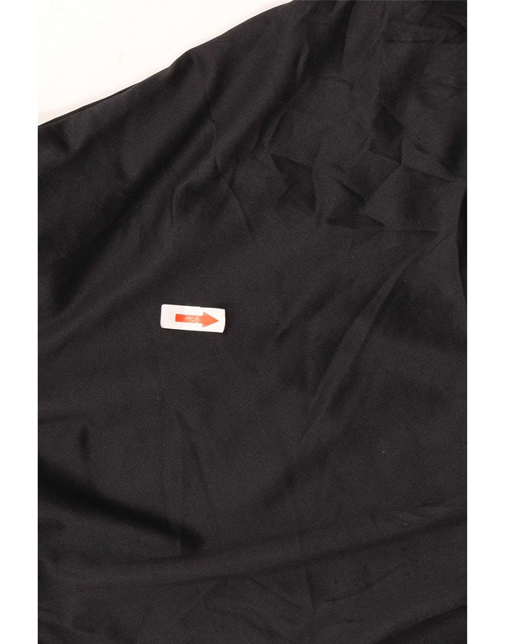 Adidas Herre grafisk T-shirt Top Medium Sort Colourblock Polyester