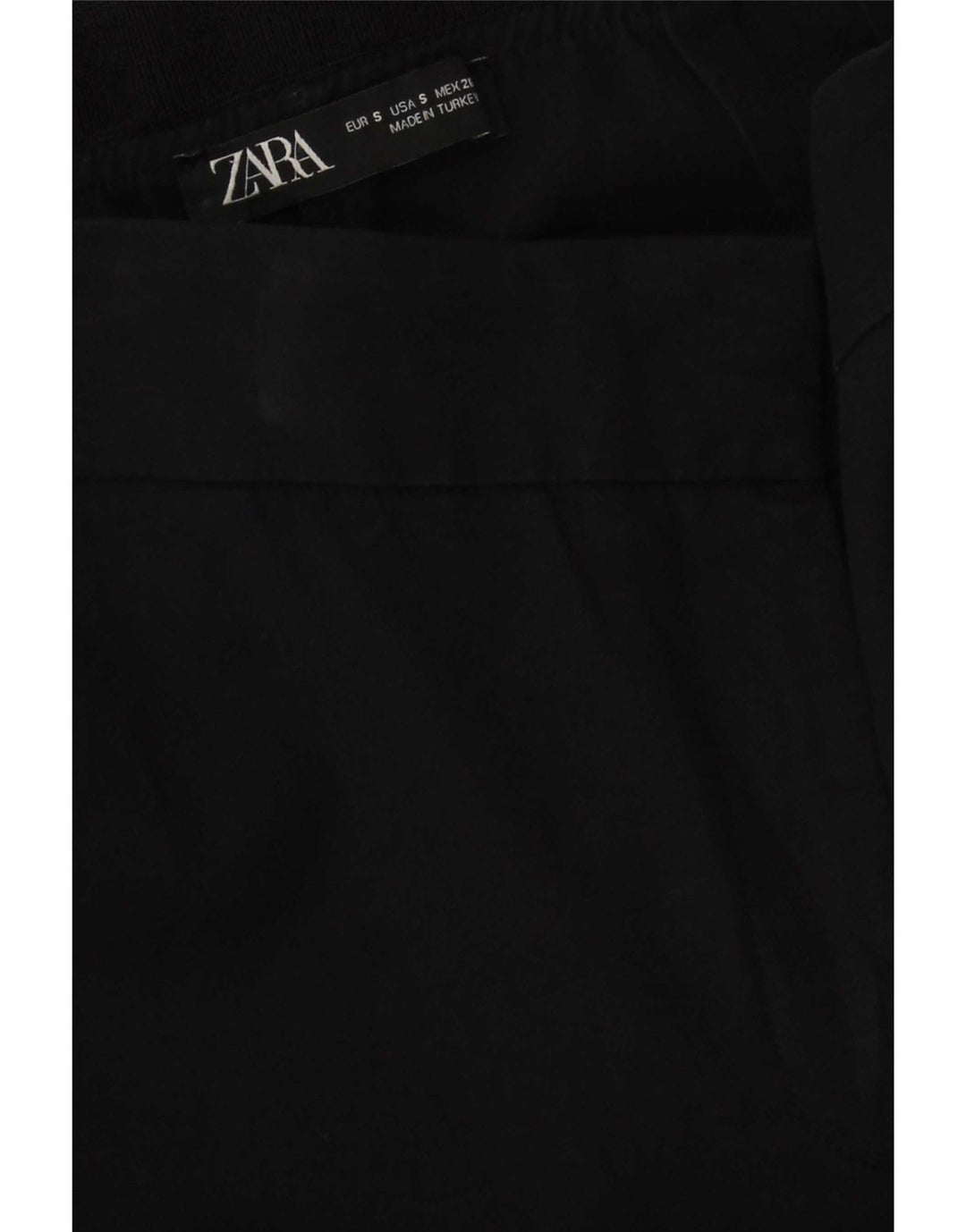 Zara Dame Slim Chino Bukser Small W26 L27 Sort