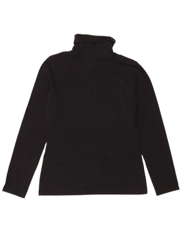 Calvin Klein Jeans Dame Grafisk Top Langærmet UK 14 Stor Sort