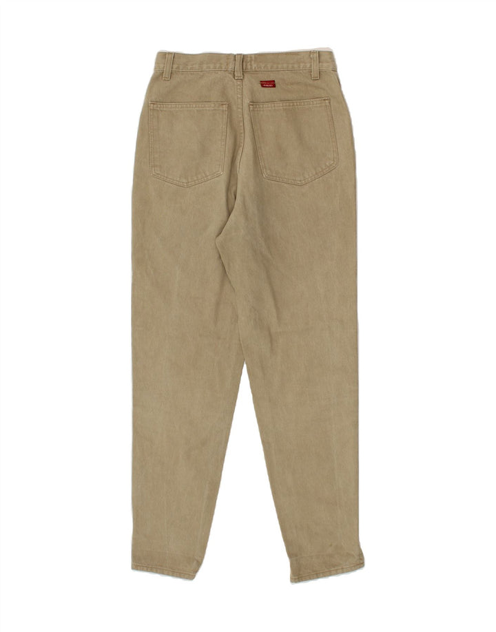 SISLEY Womens Relaxed Elegance Slim Jeans W28 L28 Beige Cotton Vintage Sisley and Second-Hand Sisley from Messina Hembry 
