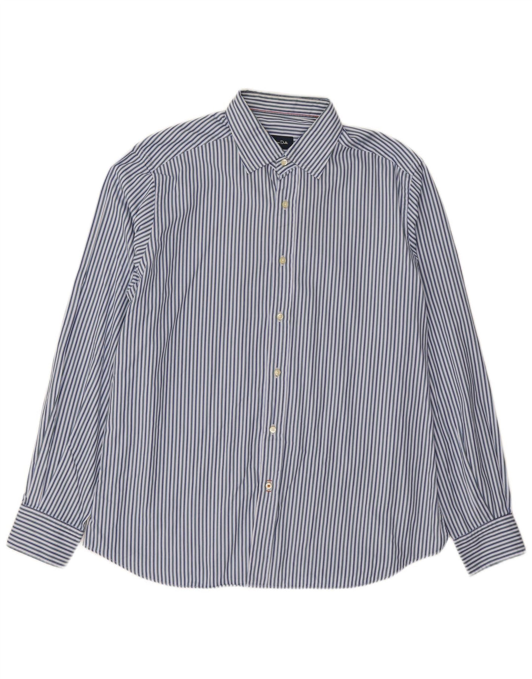 Massimo Dutti Herreskjorte XL Blå nålestribet