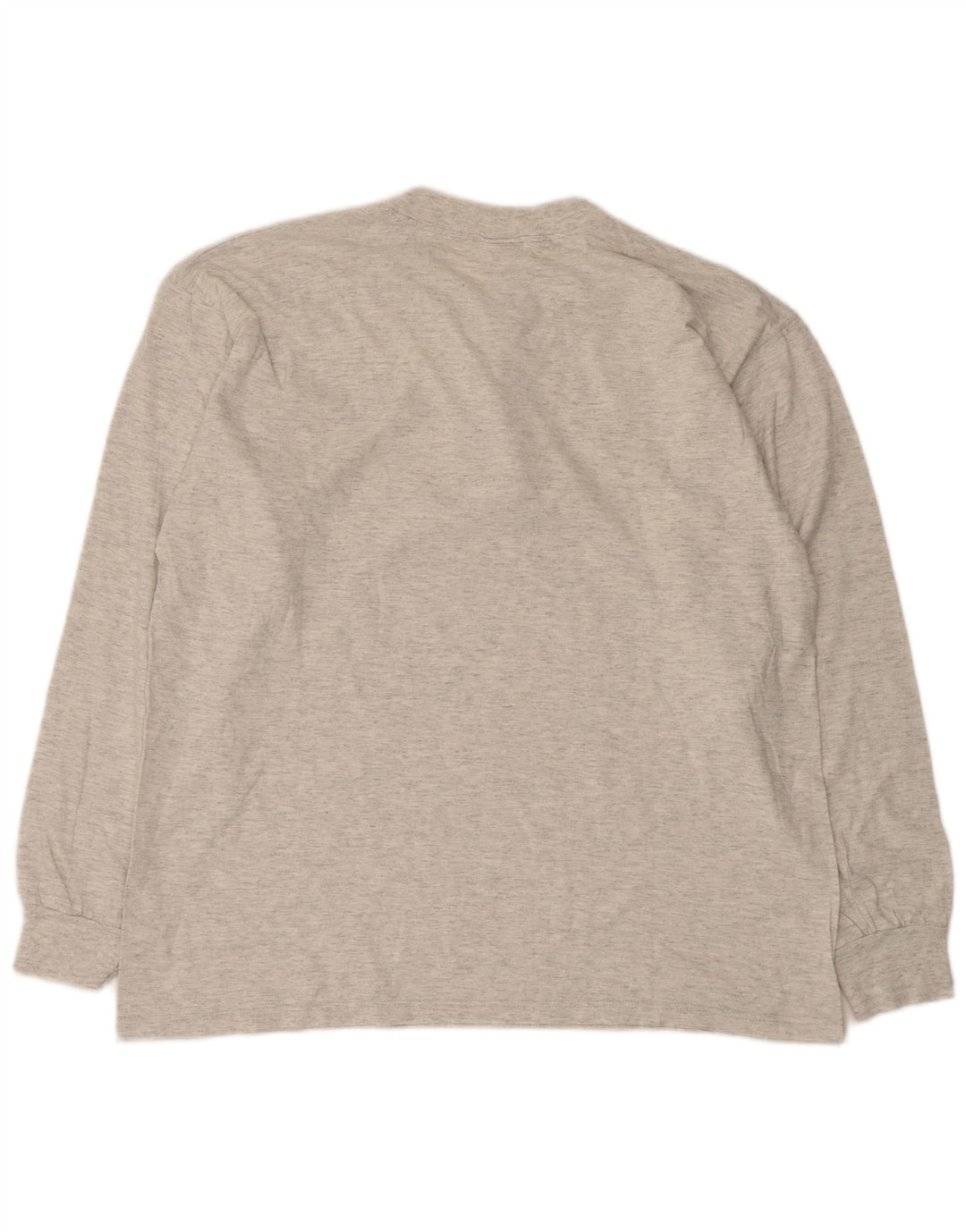 Champion Herre Top Langærmet XL Grå Flecked Bomuld