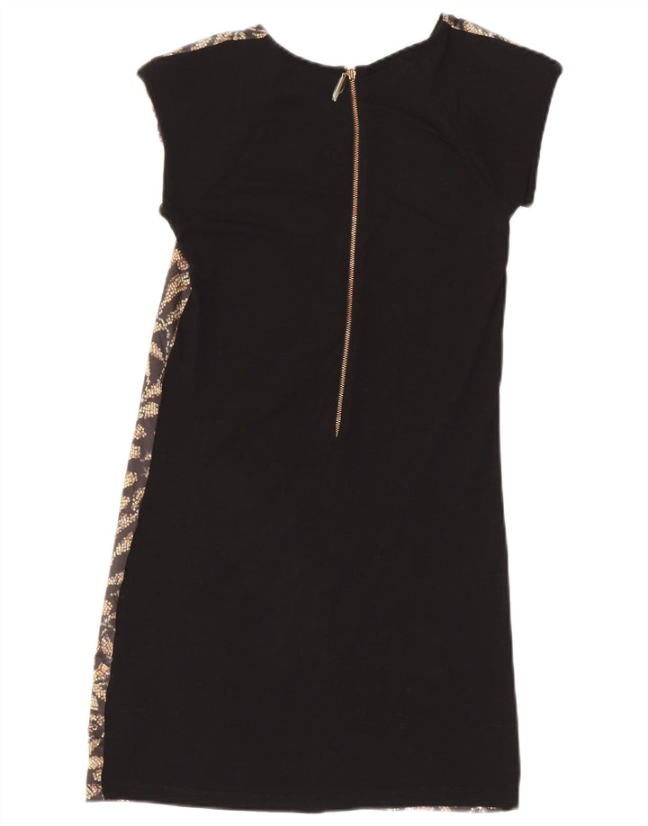 Ted Baker Dame Shift Kjole Størrelse 0 2XS Sort Floral Polyester