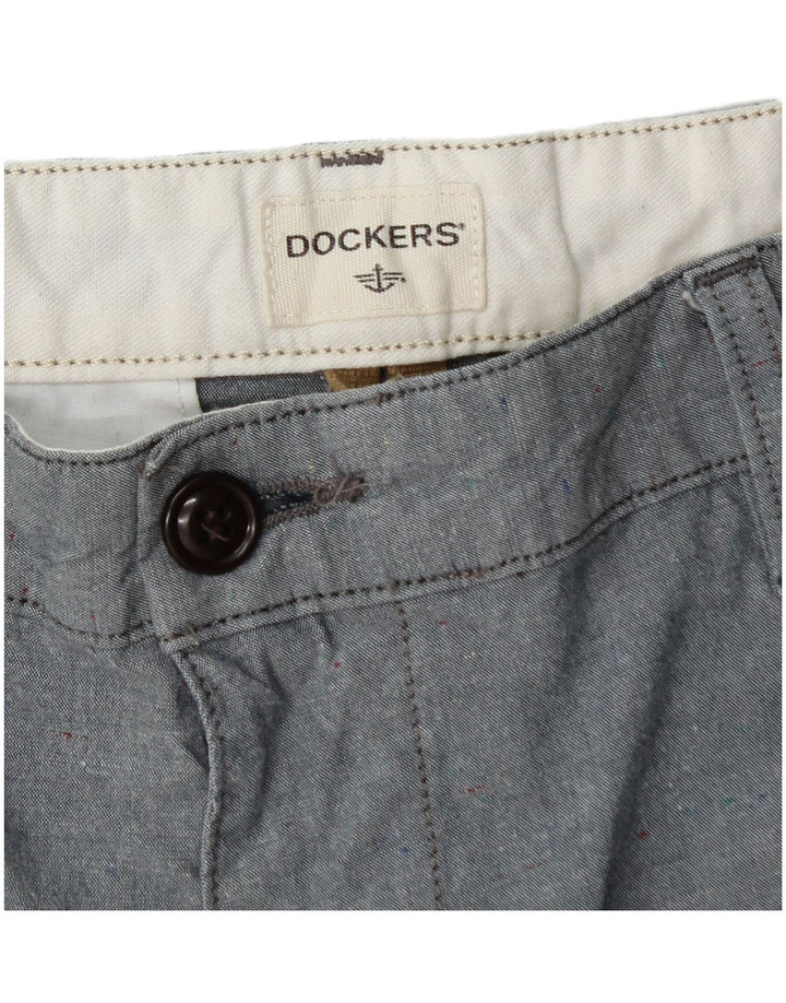 Dockers Chino Shorts til mænd W32 mellemgrå bomuld