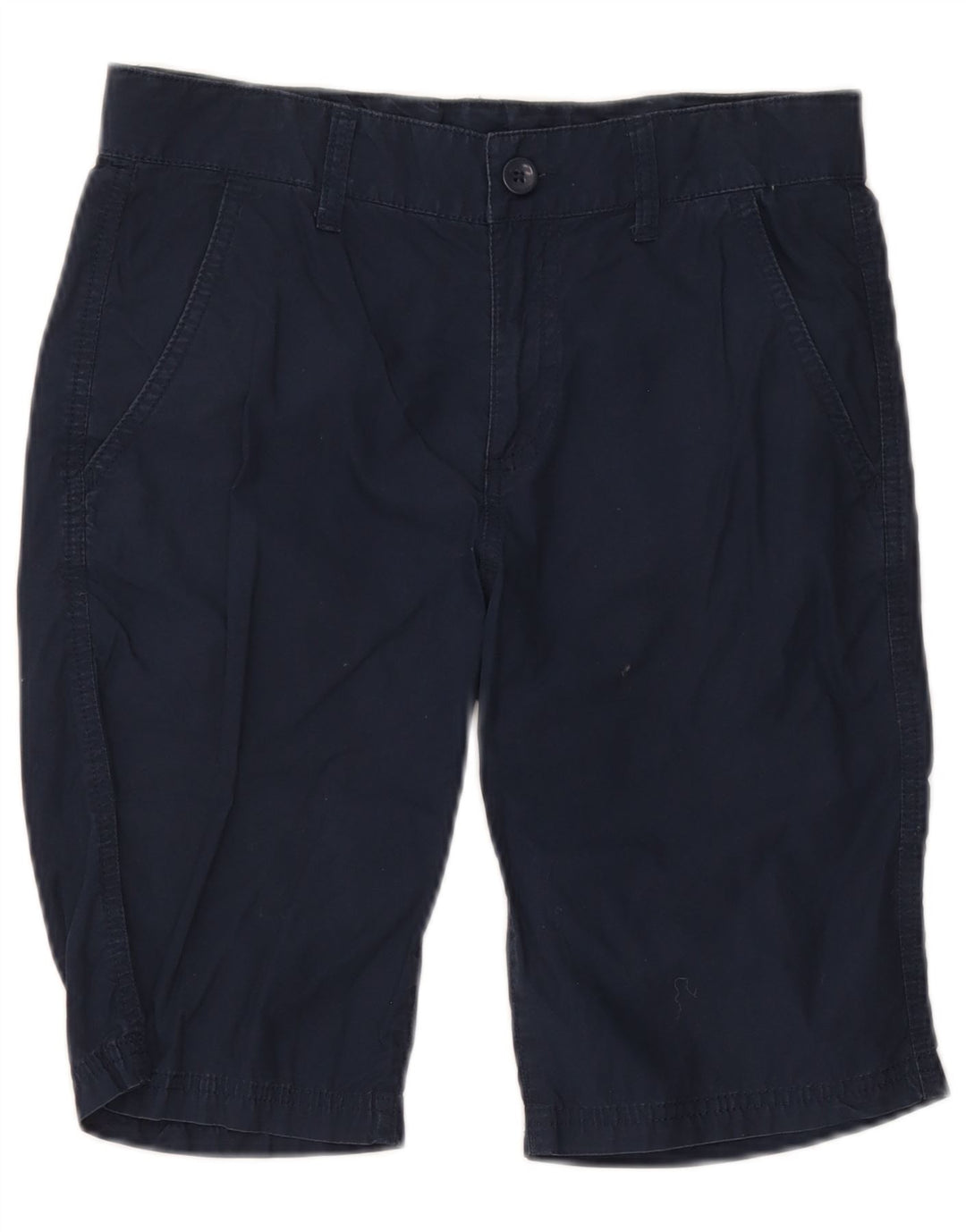 Benetton Herre Chino Shorts W30 Medium Navy Blue