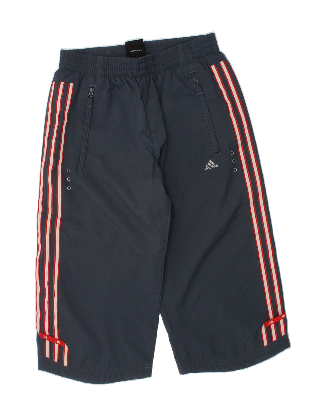 ADIDAS Boys Bermuda Sport Shorts 11-12 Years  Grey Polyester Vintage Adidas and Second-Hand Adidas from Messina Hembry 
