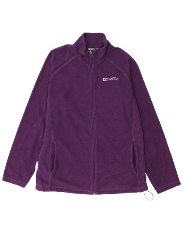 Mountain Warehouse Dame Fleecejakke UK 12 Medium Lilla Polyester