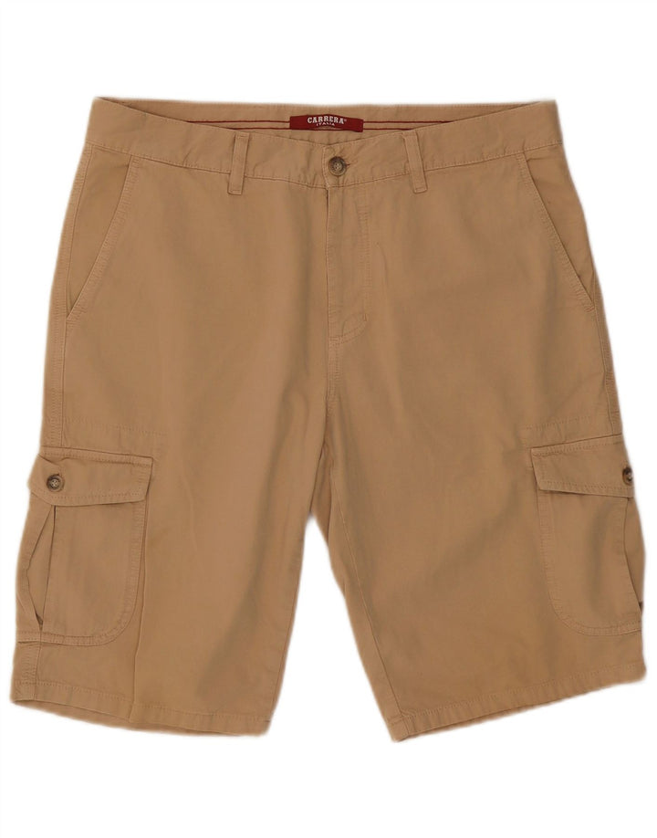 Carrera Herre 618 Cargo Shorts W34 Large Beige Bomuld