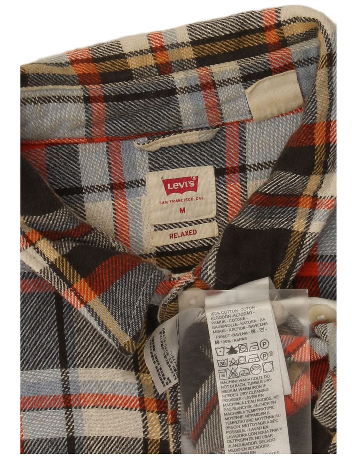 Levi's Herre afslappet flannelskjorte Medium flerfarvet ternet bomuld