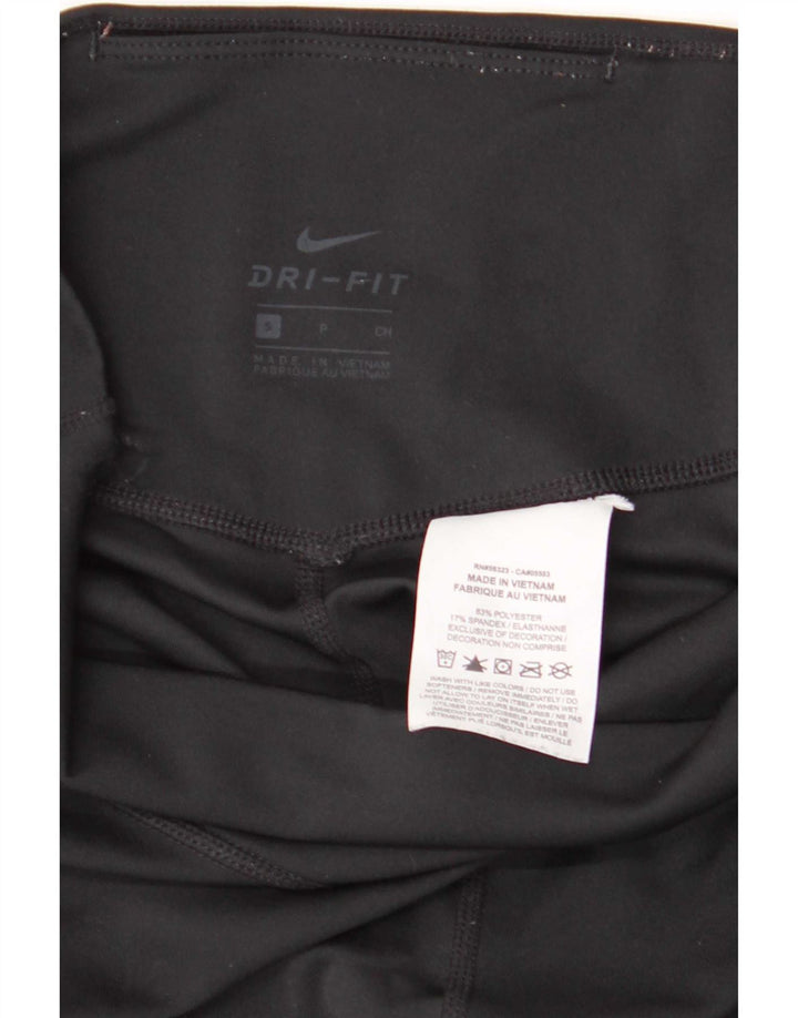 Nike Grafiske Leggings til kvinder UK 10 Lille sort polyester