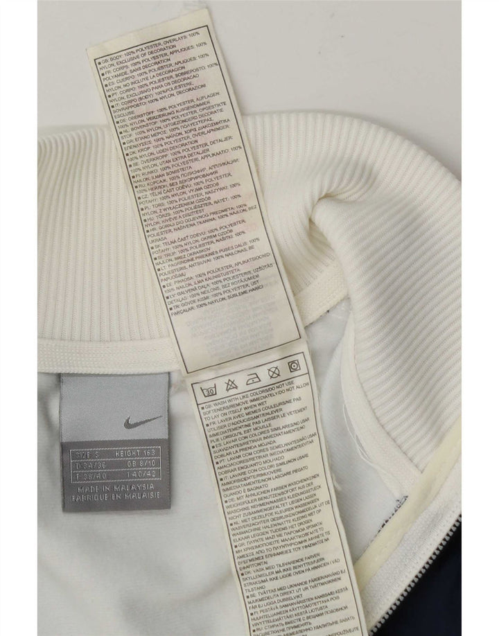 Nike grafisk træningsdragt topjakke til kvinder UK 8/10 Small White Colourblock