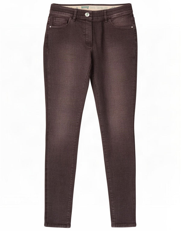 Carrera Dame Skinny Jeans Medium W30 L31 Grå Bomuld