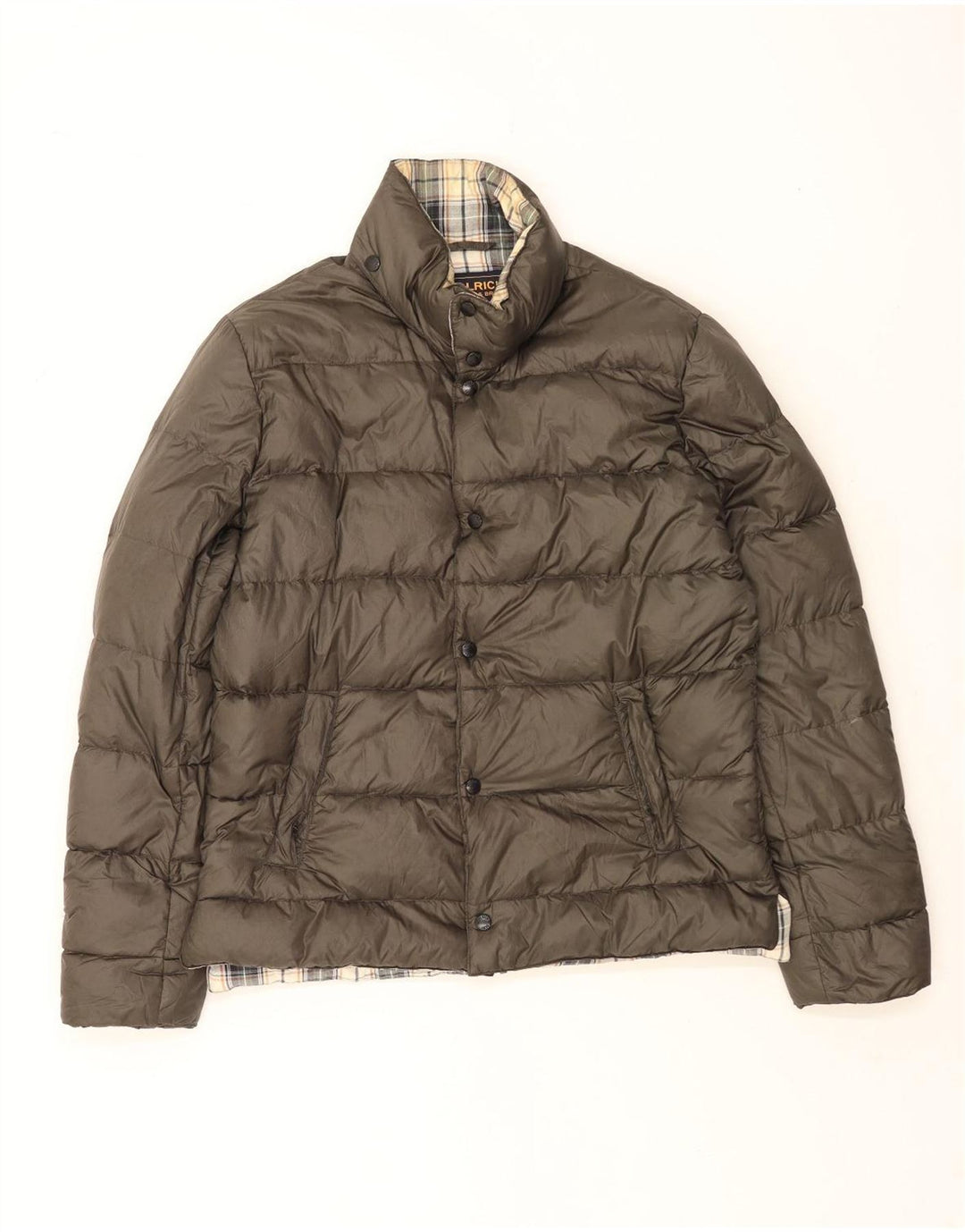 Woolrich Polstret Herrejakke UK 40 Stor Khaki Nylon Classic