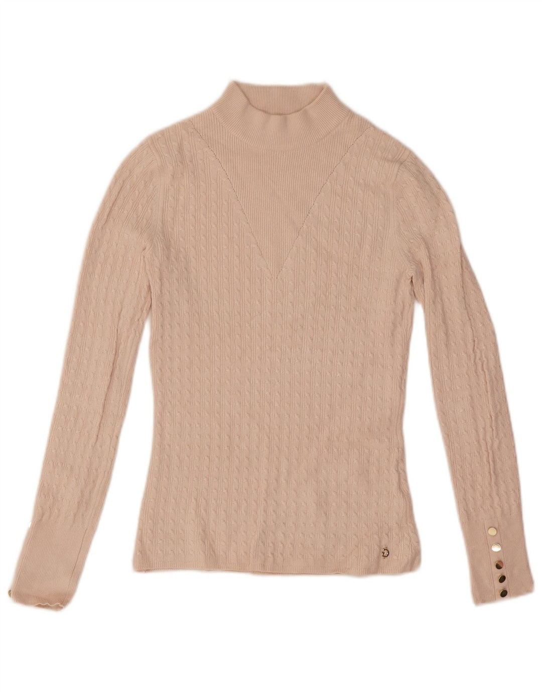 Guess Dame Turtle Neck Sweater UK 6 XS Pink