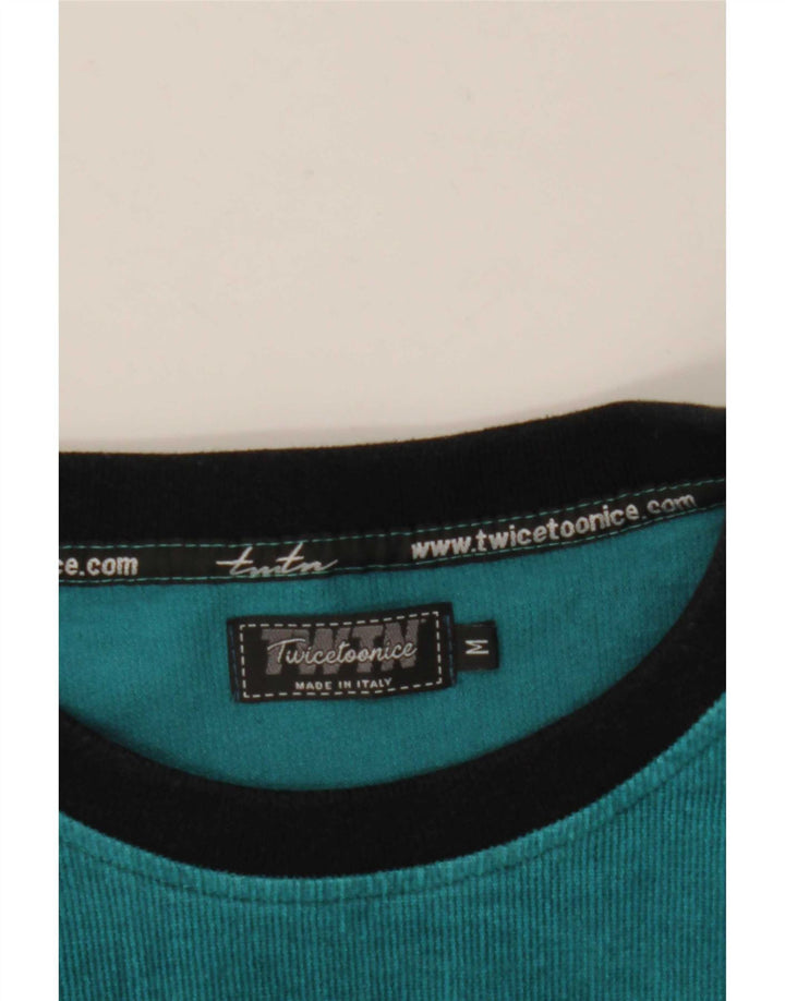 Vintage sweatshirt til mænd Medium Flerfarvet Colourblock