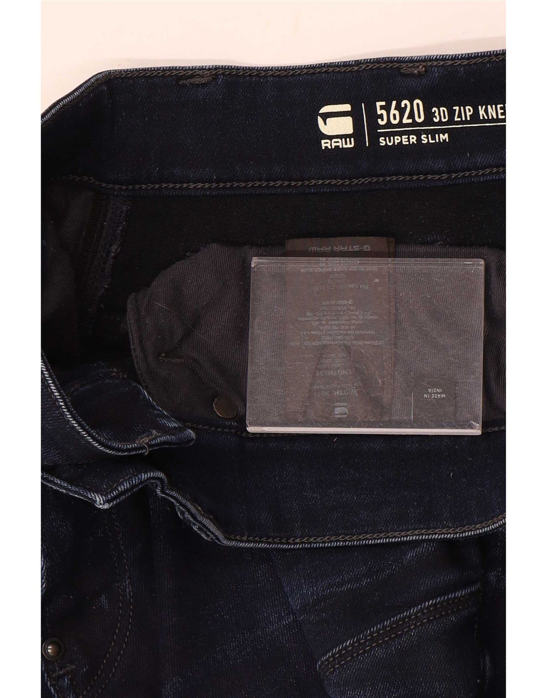 G-Star Herre Super Slim Jeans W30 L34 Marineblå Bomuld