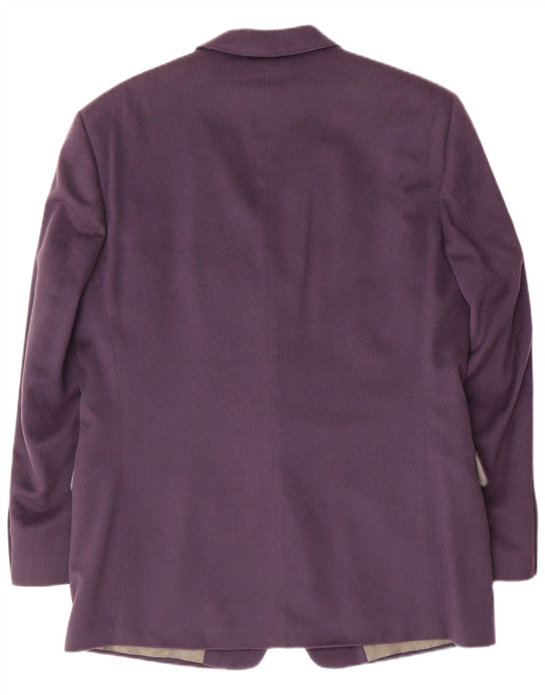 Rene Lezard Herre 2-knaps blazerjakke IT 52 XL Lilla Cashmere
